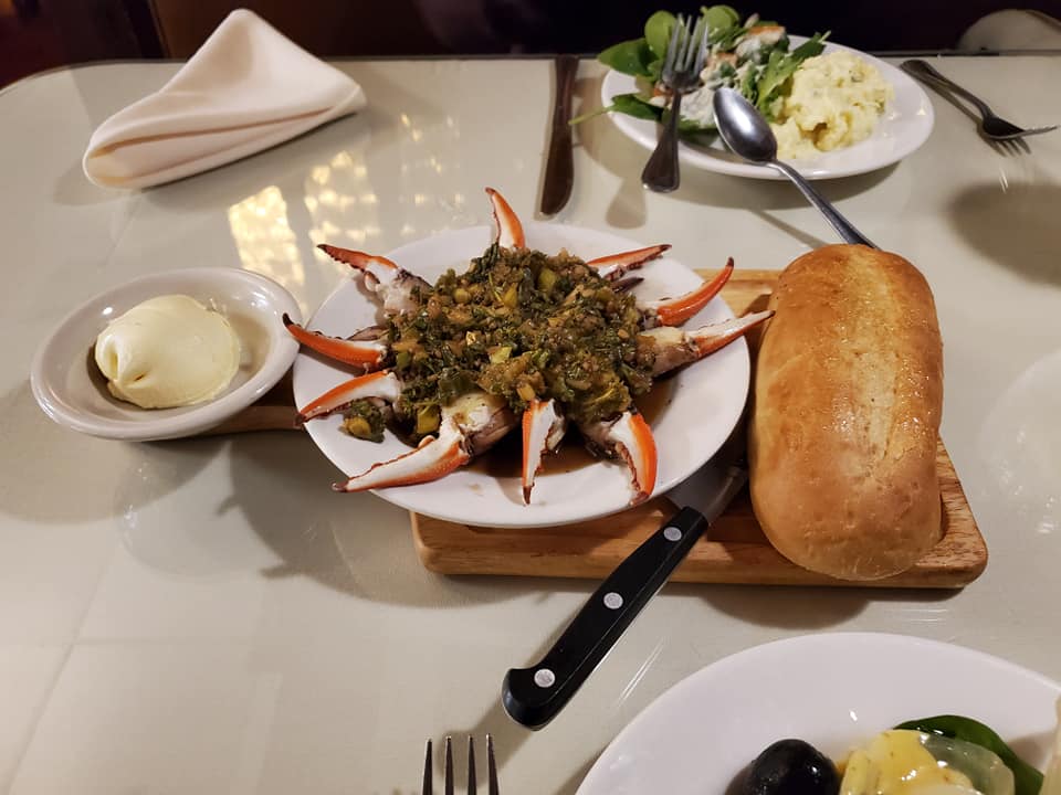 Marinated Crab Claws & Salad