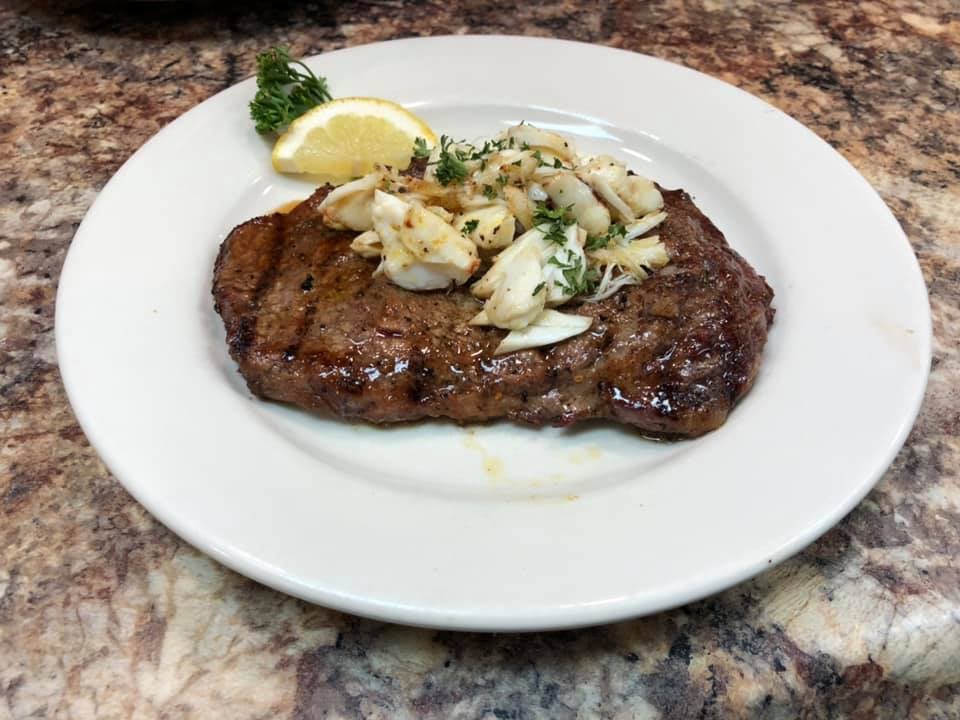 Ribeye with Colossal Lump Crabmeat_
